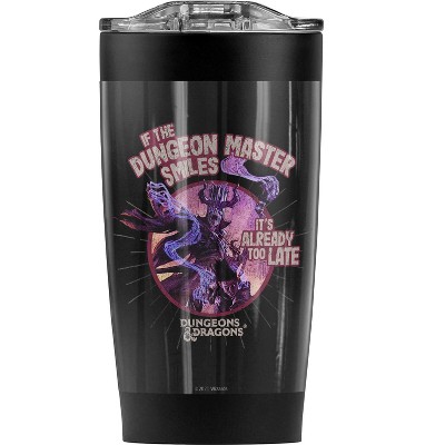 Dungeons And Dragons Dungeon Master Smiles Steel Tumbler 20oz Coffee Travel Mug