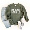 Simply Sage Market Women's Graphic Sweatshirt My Heart Is On The Field - 3 of 4