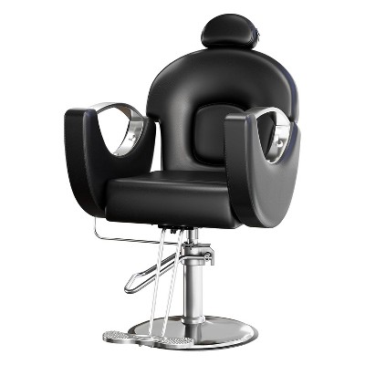 Hydraulic Barber Salon Chair with Height Adjustable, Multi-Function Swivel Reclining Salon Chair