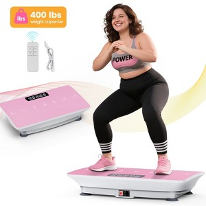 FEIERDUN Vibration Plate Exercise Machine, Power Waver Vibration Plate Platform Whole Body Vibration Plate Machine Helps Weight Loss - 1 of 4
