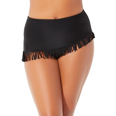 Swimsuits for All Women's Fringe Sarong Skirt (Plus Sizes Available)