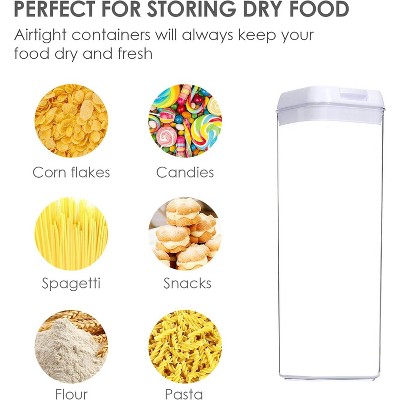 Vtopmart 4 PCS 1.8L Plastic Airtight Food Storage Containers with Easy Lock Lids, BPA Free, for Kitchen Pantry Organization and Storage — фото 6