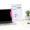 Monitor Mount Document Holder Pink - Note Tower: Office Supplies & Organization, Desk Organizer, ABS Material - 4 of 4