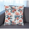 HomeRoots Pink Flamingo Chevron Throw Pillow - 2 of 4