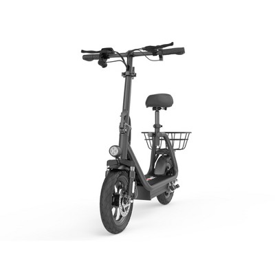 350W Electric Scooter with Seat, LED Display and 3 Speed Modes, 187.2Wh Battery up to 15Miles