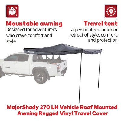 thumbnail image 2 of Yakima MajorShady 270 LH Roof Mounted Awning – Rugged Vinyl Travel Cover For Vehicles 2 of 4