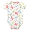 Touched by Nature Baby Girl Organic Cotton Bodysuits 5pk, Butterflies - image 4 of 4