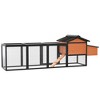 JUJABU Large Wooden Chicken Coop with Nesting Box, Waterproof for Backyard - 4 of 4