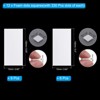 Unique Bargains 3D Dual-Adhesive Craft Foam Dot Square Stickers White 2 Sizes - 2 of 4