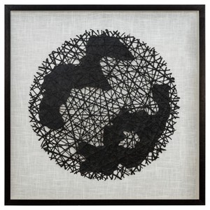 Strongest Ties' - 35"x35" Mixed Media Shadowbox, Framed under Glass - 1 of 4