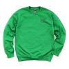 Simply Sage Market Embroidered I Closed My Book To Be Here Sweatshirt - 3 of 4
