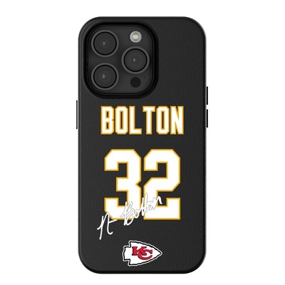 Keyscaper NFL Kansas City Chiefs Players Game Tactic MagSafe Compatible Cell Phone Case for Apple iPhone