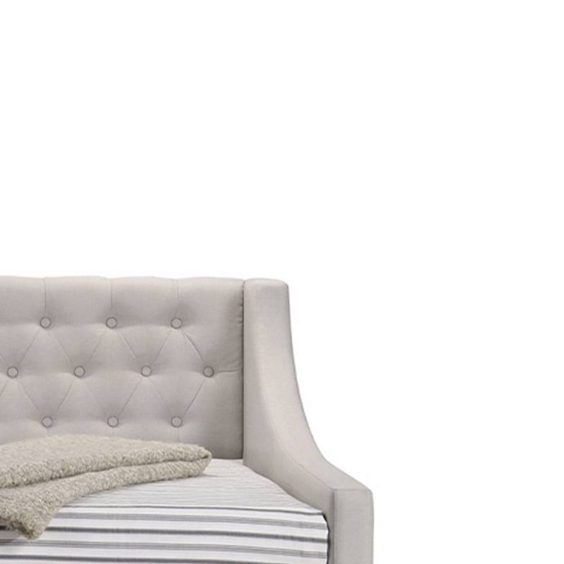 Full DayBed Lianna Bed Fog Fabric - Acme Furniture, 4 of 9