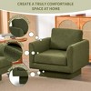 CAVINAS 360° Swivel Chairs, Modern Accent Chair, Thick Padded Single Lounge Sofa Chair, Upholstered Comfy Barrel Chair - 4 of 4