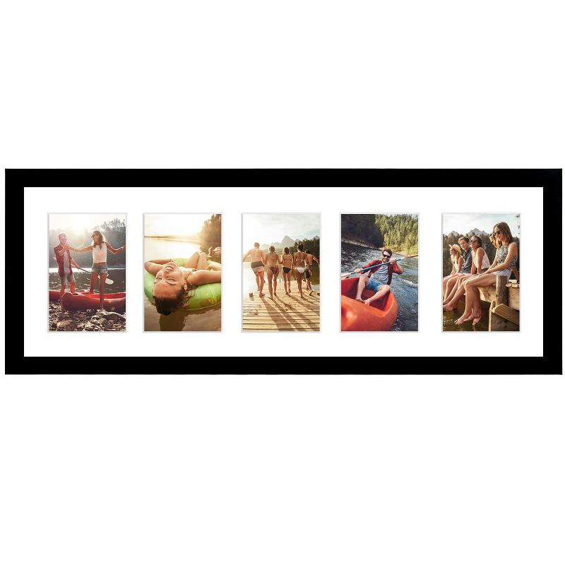 Americanflat Collage Picture Frame with tempered shatter-resistant glass - Available in a variety of Sizes and Colors, 1 of 6