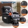 Power Recliner Chairs for Adults, Recliner with Power Headrest & Charging Ports, Electric Recliner Sofa Chair for Living Room - 3 of 4