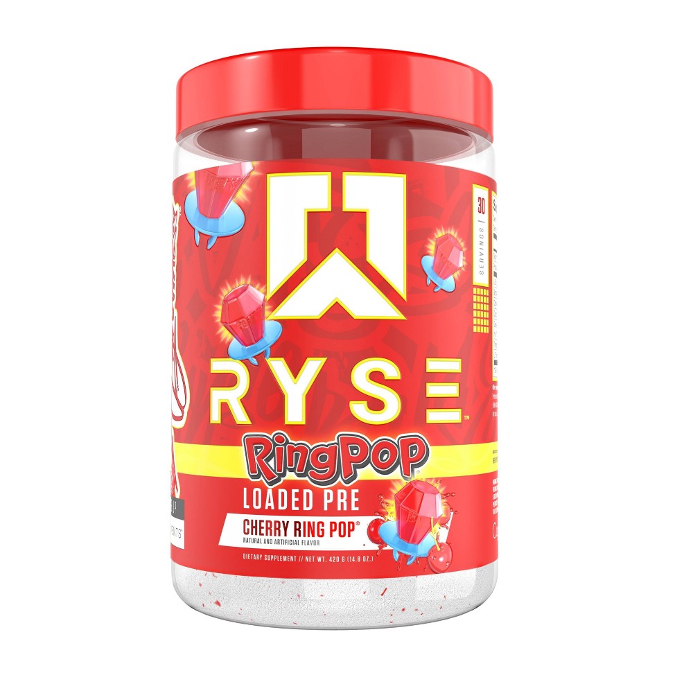 Photos - Vitamins & Minerals RYSE Core Loaded Pre Workout Energy Supplement Powder - Ring Pop Cherry