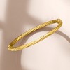 Ross-Simons Italian 18kt Gold Over Sterling Twisted Bangle Bracelet - 4 of 4