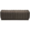 Meridian Furniture,Heathrow Boucle Fabric Ottoman/Bench - 3 of 4