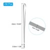 Unique Bargains Width Flat Neck Lanyards with Swivel Hook Clip for Name Tag Badges 50 Pcs - 2 of 4