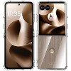 Nakedcellphone Clear Case for Motorola RAZR ULTRA 2025 Flip Phone - Transparent - 2 of 4