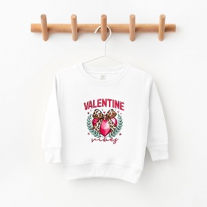 The Juniper Shop Coquette Valentine Vibes Toddler Graphic Sweatshirt - 1 of 3
