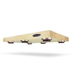 IsoAcoustics Delos 22" x 16" Turntable Isolation Platform (Maple) - 1 of 4