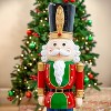 Sunnydaze Tommy the Toy Soldier Christmas Nutcracker Statue - 37" - 2 of 4