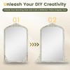 Dovelina Wooden Framed Arch Top Decorative Wall Mirror - 3 of 4