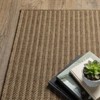 Captiv8e Designs Kokomo Textured Woven Striped Brown/Light Brown Indoor/Outdoor Rug - 4 of 4