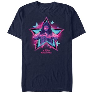 Men's Marvel Doctor Strange in the Multiverse of Madness Neon America Chavez T-Shirt - 1 of 4