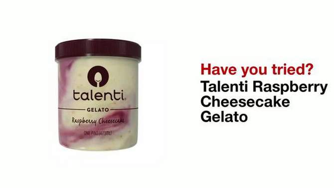 Talenti Raspberry Cheesecake Gelato Ice Cream - 1pt, 2 of 13, play video
