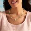 Ross-Simons Italian Multicolored Murano Glass Floral Bead Necklace With 18kt Gold Over Sterling Size 18 - 2 of 4