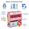 Delta Children Disney Princess 6 Bins Toy Organizer with Reusable Stickers - 3 of 4
