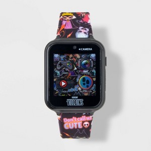 Girls' Disney Villains Interactive Watch - Black: Digital Display, Resin Band, LED Movement - 1 of 3