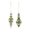 Melrose Glass Reflector Drop Ornament (Set of 12) - 2 of 3