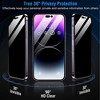 iMountek"2-Pack Privacy Tempered Glass Screen Protectors Full Coverage for iPhone 14/13/12 Series"Transparent - 2 of 4