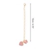 Unique Bargains Butterfly Heart Cup Chain Charm Water Cup Pendant 1 Pc - 2 of 4