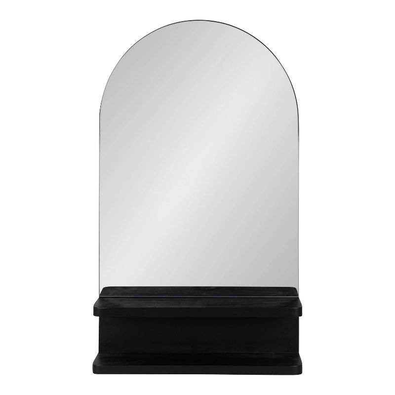 18&#34; x 30&#34; Astora Arch Decorative Wall Mirror with Shelf Black - Kate &#38; Laurel All Things Decor, 3 of 11