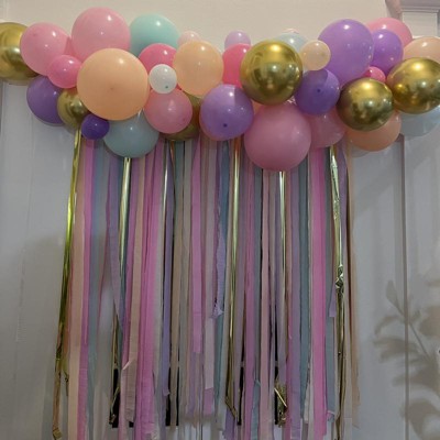 Streamer And Balloon Backdrop : Target