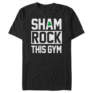 Men's Lost Gods St. Patrick's Day Sham Rock this Gym T-Shirt - 1 of 4