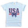 Simply Sage Market USA Star Coquette Garment Dyed Tee - XL - Chambray - 2 of 4