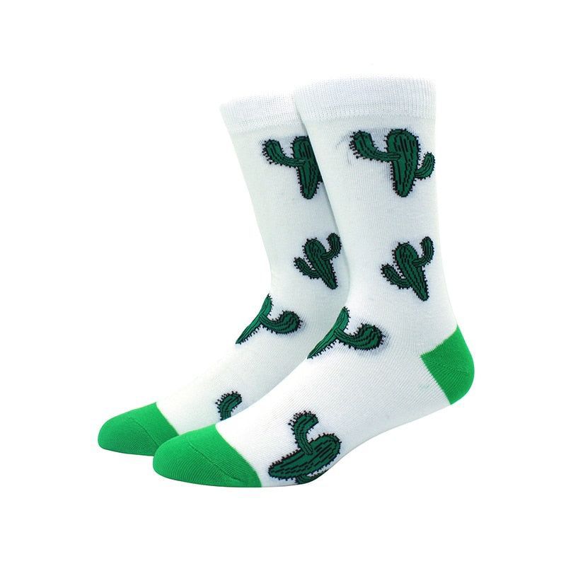 Cactus Pattern Socks (Women's Sizes Adult Medium) from the Sock Panda, 1 of 2