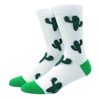 Cactus Pattern Socks (Women's Sizes Adult Medium) from the Sock Panda