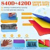 HOMDOX 8.9 ft x 6.9 ft Inflatable Bounce House for Kids, Outdoor Indoor Bouncy House with 370W Blower, Slide & Pitching Net & Astronaut Photo Backdrop - 4 of 4
