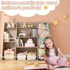 DIYSET 4-Tier Wooden Toy & Book Organizer, Sturdy Storage Shelf for Nursery, Playroom, & Kids' Bedroom - 2 of 4
