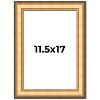 PosterPalooza | Traditional Gold Picture Frame - UV Acrylic, Foam Board Backing, Hanging Hardware - 2 of 4