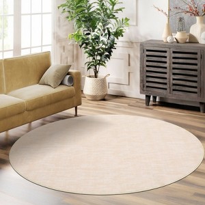 Area Rug Modern Solid Rugs Living Room Throw Carpet Indoor Washable Low Pile Non-Slip Rug for Dining Room Bedroom Nursery Dorm - 1 of 4