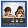 PosterPalooza | Square Classic Modern Blue Picture Frame - UV Acrylic, Foam Board Backing, Hanging Hardware - 2 of 4