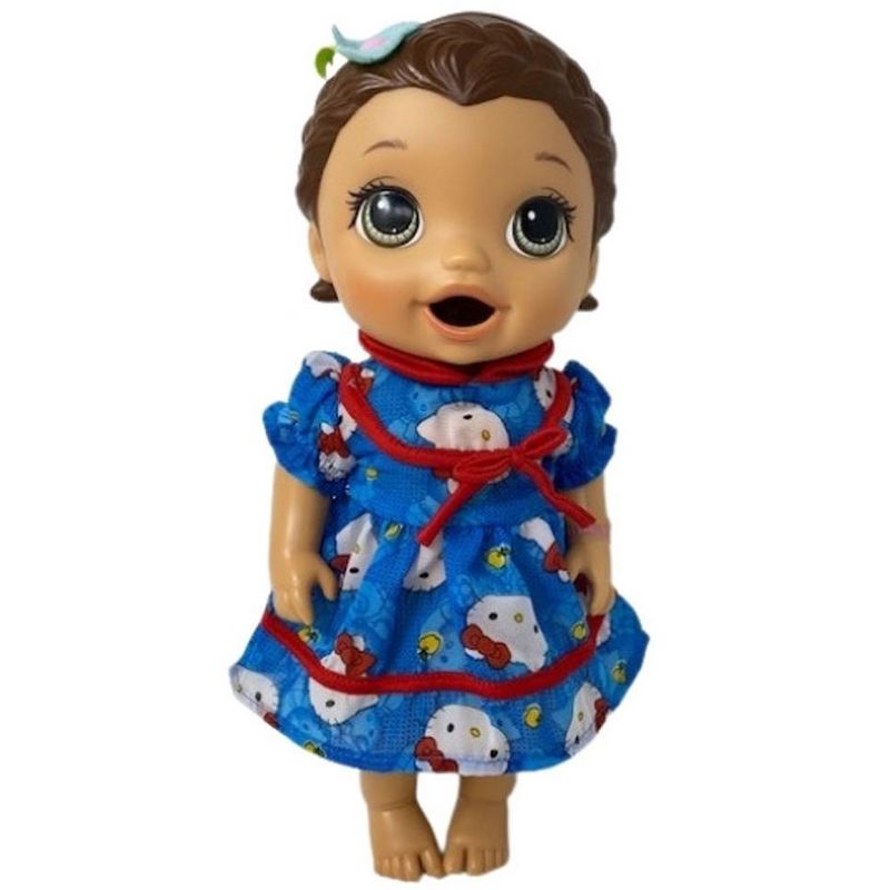 Doll Clothes Superstore Kitten Cute Dress Fits Some Baby Alive And Little Baby Dolls, 4 of 5